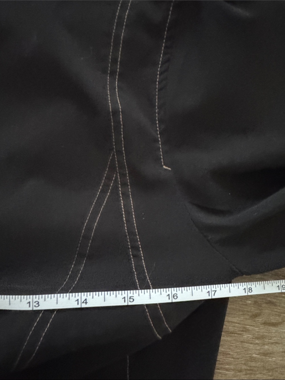 Black Contrast-Stitch Blazer - Women's Tailored Jacket - Picture 12 of 13